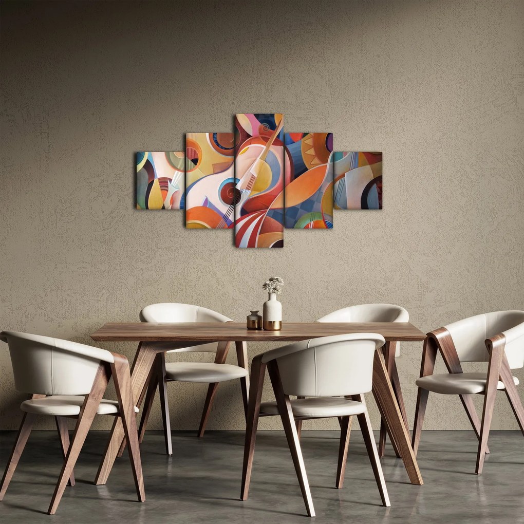 Obraz - Muzyczny abstrakt (125x70 cm)