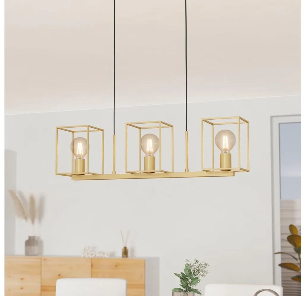 Eglo 900399 - Lampa wisząca CUMIOLE 3xE27/40W/230V na linkach