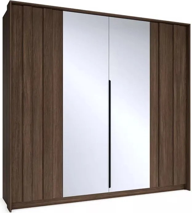 Szafa Flaro 223 cm z oświetleniem - dąb dunin