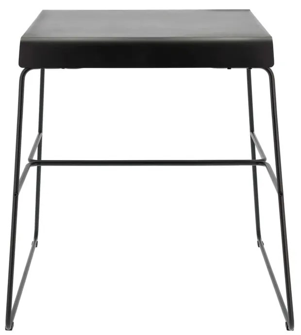 Czarny metalowy stół 58x75 cm A-Café – Zone