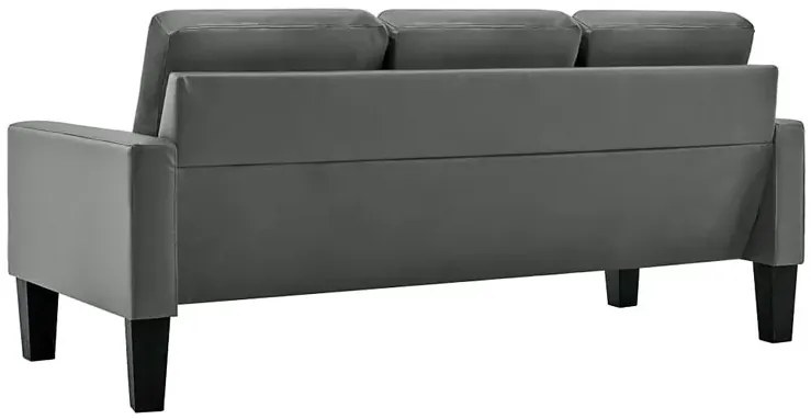 Szara nowoczesna sofa - Revex 3X