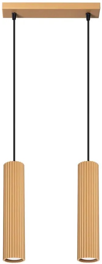 Wisząca podwójna złota lampa - 20X D297 C1-W91