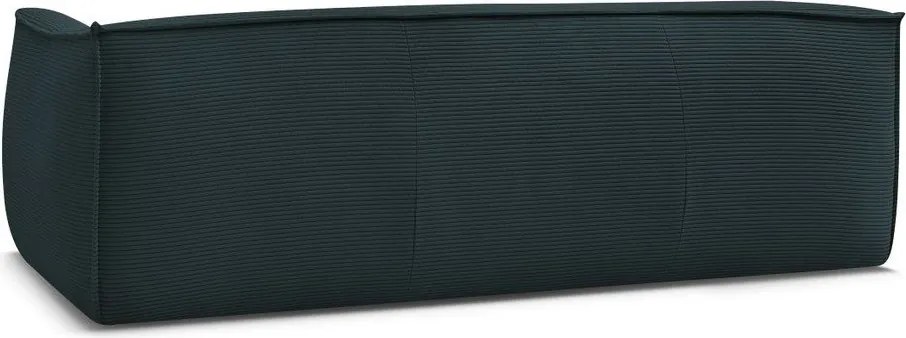 Ciemnoniebieska sztruksowa sofa 242 cm Giorgia – Bobochic Paris