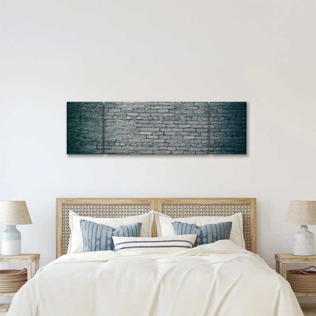 Obraz ściany z cegły (170x50 cm)