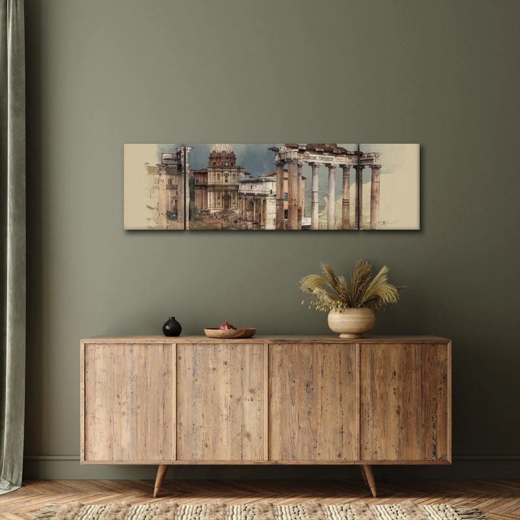 Obraz - Forum Romanum, Rzym, Włochy (170x50 cm)