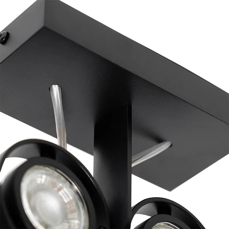 Nowoczesny reflektor czarny 2-światła - Master 50