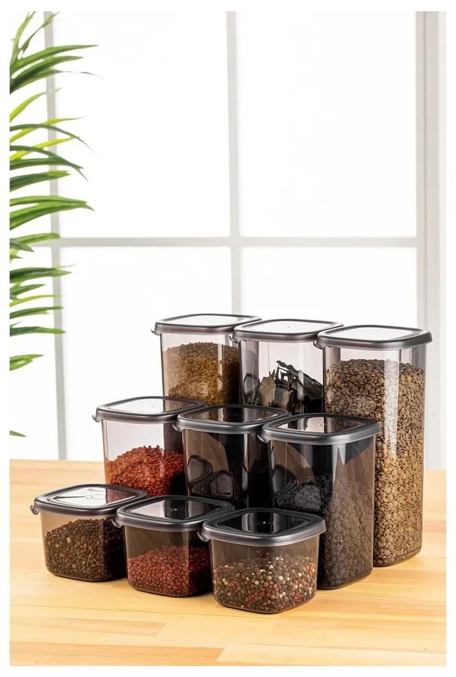 Pojemniki na żywność 9 szt. na żywność Fresco – Hermia