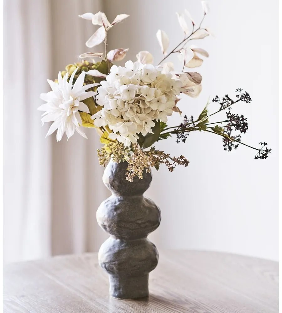 Ciemnoszary ceramiczny wazon (wysokość 33,5 cm) Ala – House Nordic