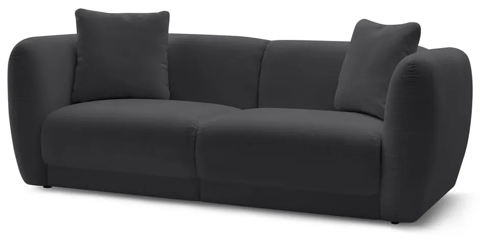 Ciemnoszara sofa 230 cm Bourbon – Bobochic Paris