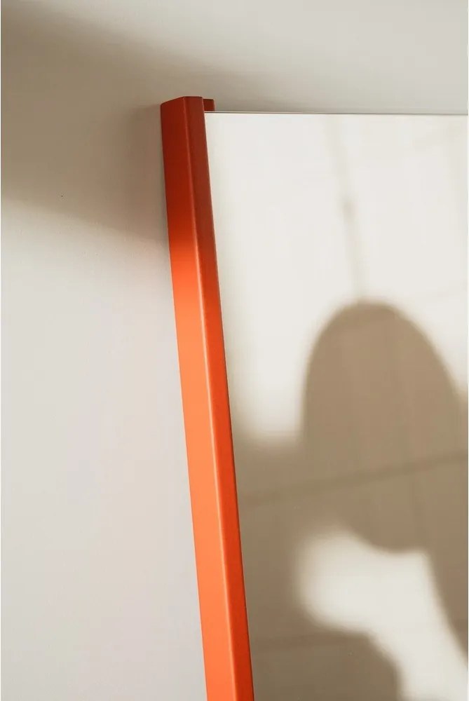 Lustro z drewnianą ramą stojące 49x166 cm Lun – noo.ma