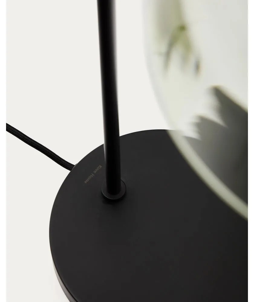 Zielona lampa stołowa ze szklanym kloszem (wysokość 55 cm) Silex – Kave Home