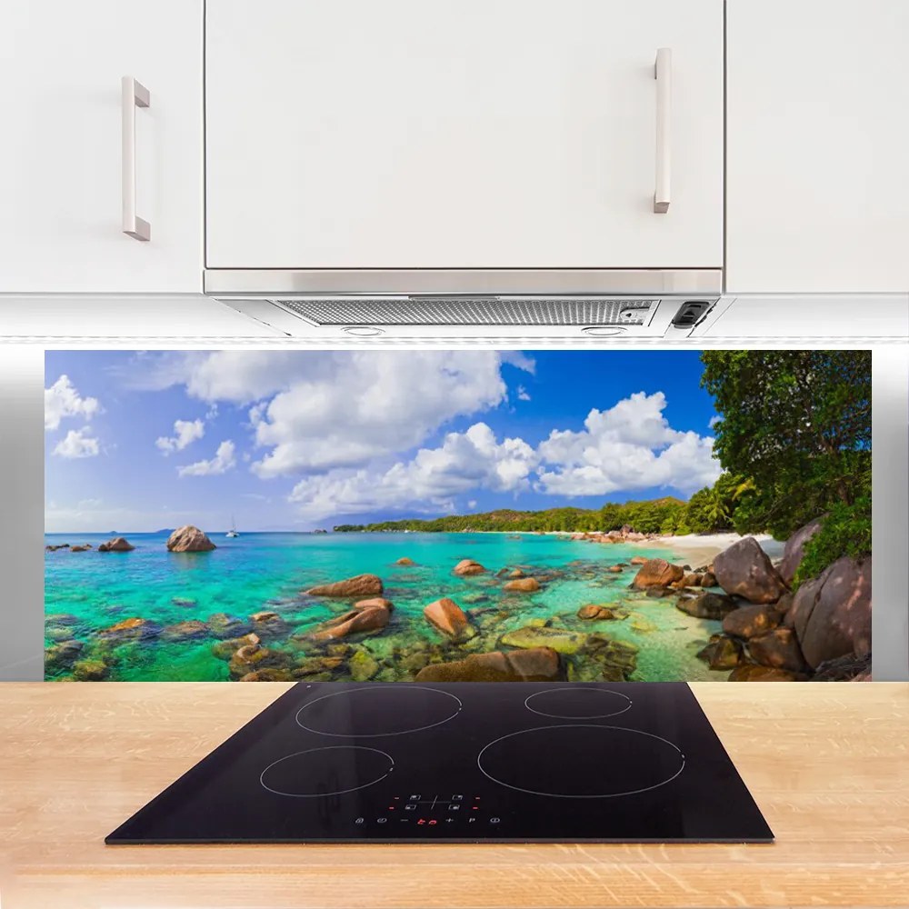 Panel Szklany Wybrzeże u Progu Lata