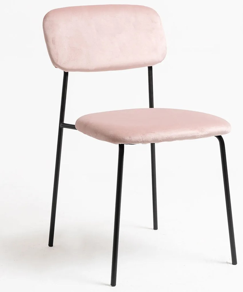 Krzeso Vius z czarnego aksamitu