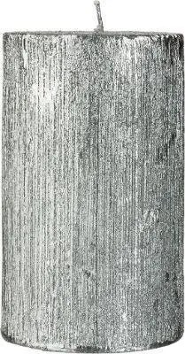 Świeca okrągła w gwiazdki, rozmiar L, 12 cm