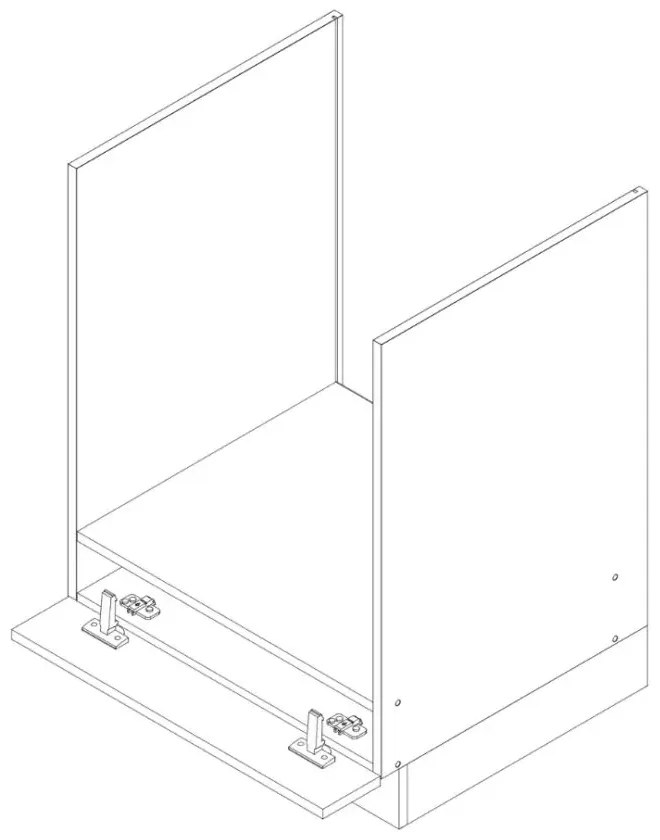 Szafka pod piekarnik 60 DENIS DK60 dąb London STOLKAR
