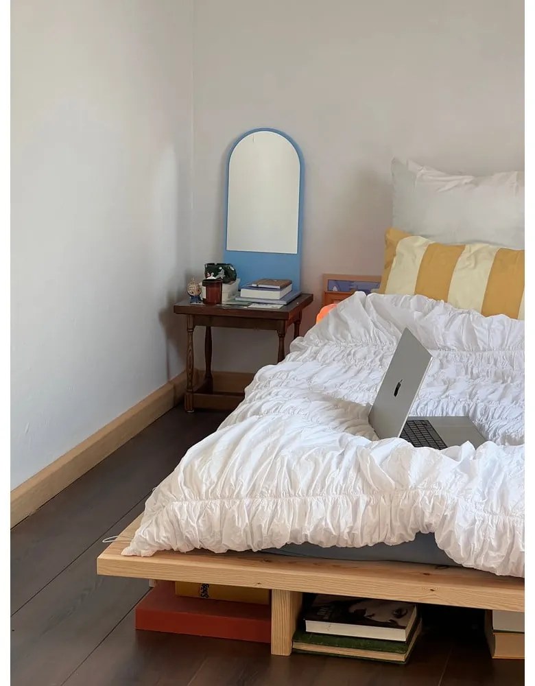 Łóżko dwuosobowe z litego drewna sosnowego ze stelażem 160x200 cm Japan – Karup Design