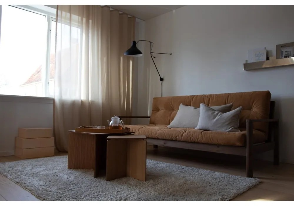 Ciemnoszara rozkładana sofa 205 cm Knob – Karup Design