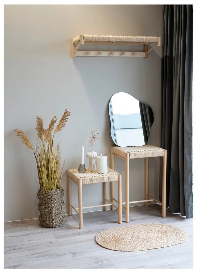 Stołek z drewna topolowego Abano – House Nordic