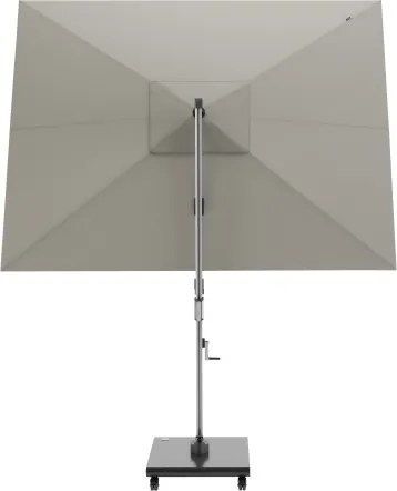 HYPERION 330 x 240 cm – luksusowy, huśtawkowy parasol ogrodowy z bocznym drążkiem : Kolor parasola - Sandy