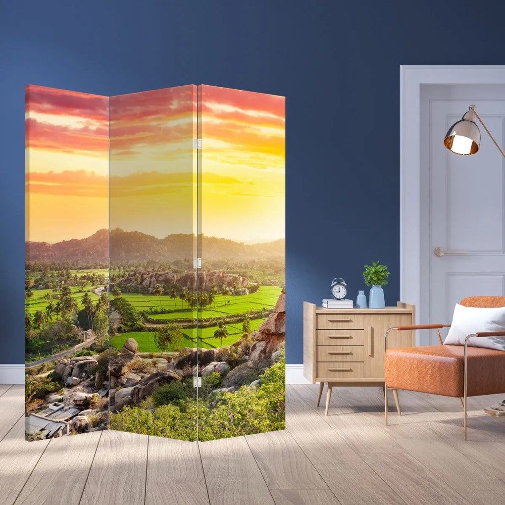 Parawan - Dolina Hampi w Indiach (126x170 cm)