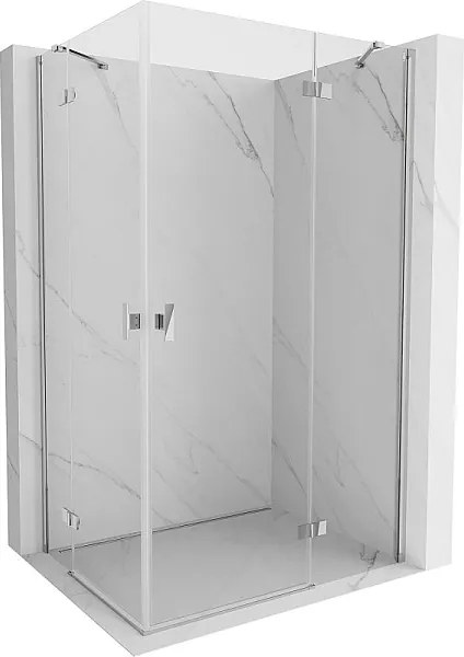 Mexen Mist-H Duo kabina prysznicowa uchylna prawa 75 x 90 cm, transparent, chrom - 8A5-075L-090P-01-00