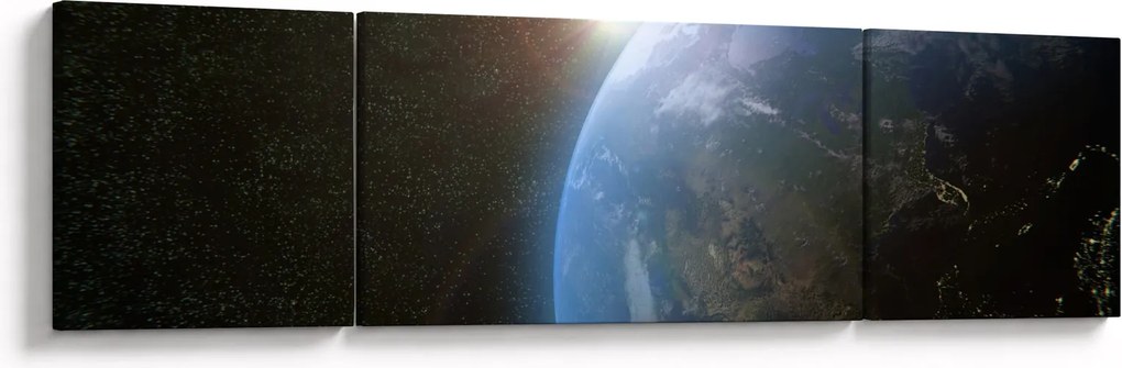 Obraz Ziemi z kosmosu (170x50 cm)
