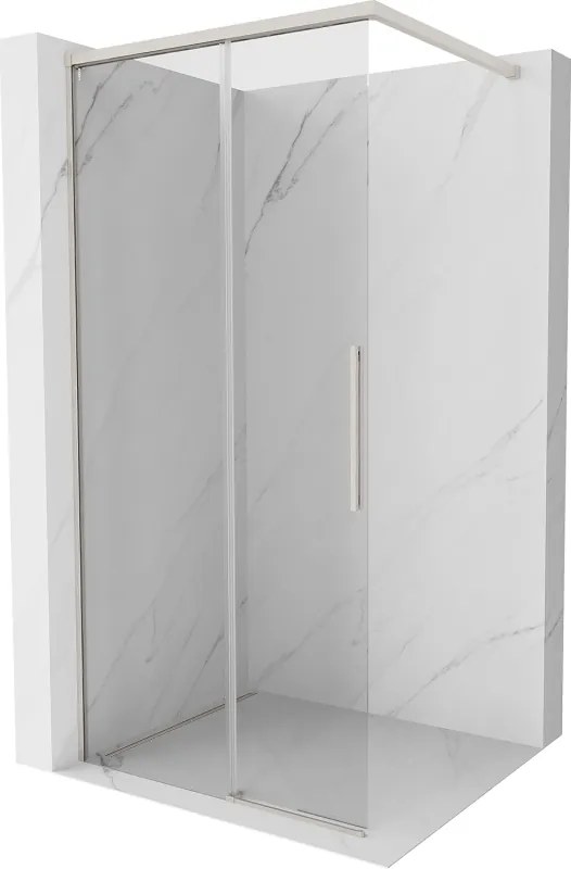 Mexen Rox ścianka prysznicowa Walk-in 110 x 200 cm, transparent 8 mm, nikiel szczotkowany - 8C2-110-003-97-00