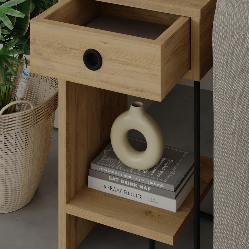 Stolik nocny Sirius Left Oak 2