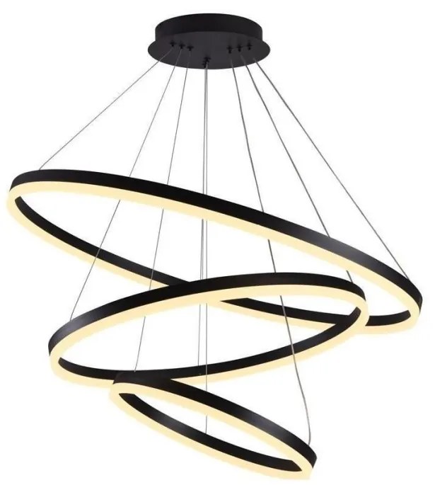 LED regulowany żyrandol na linkę LED/125W/230V 3000-6500K + DO