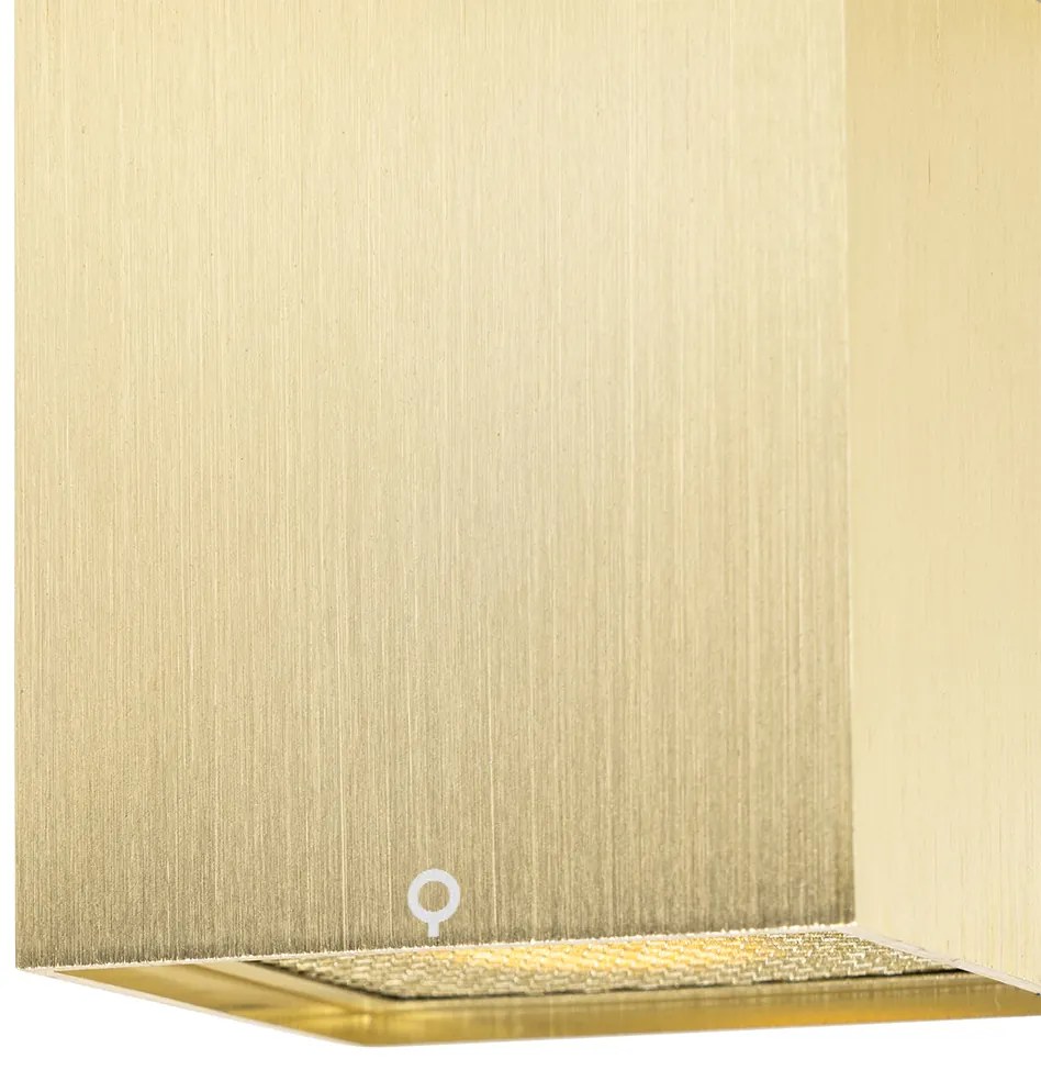 Designerski reflektor złoty - Qubo HoneyDesignerski Oswietlenie wewnetrzne