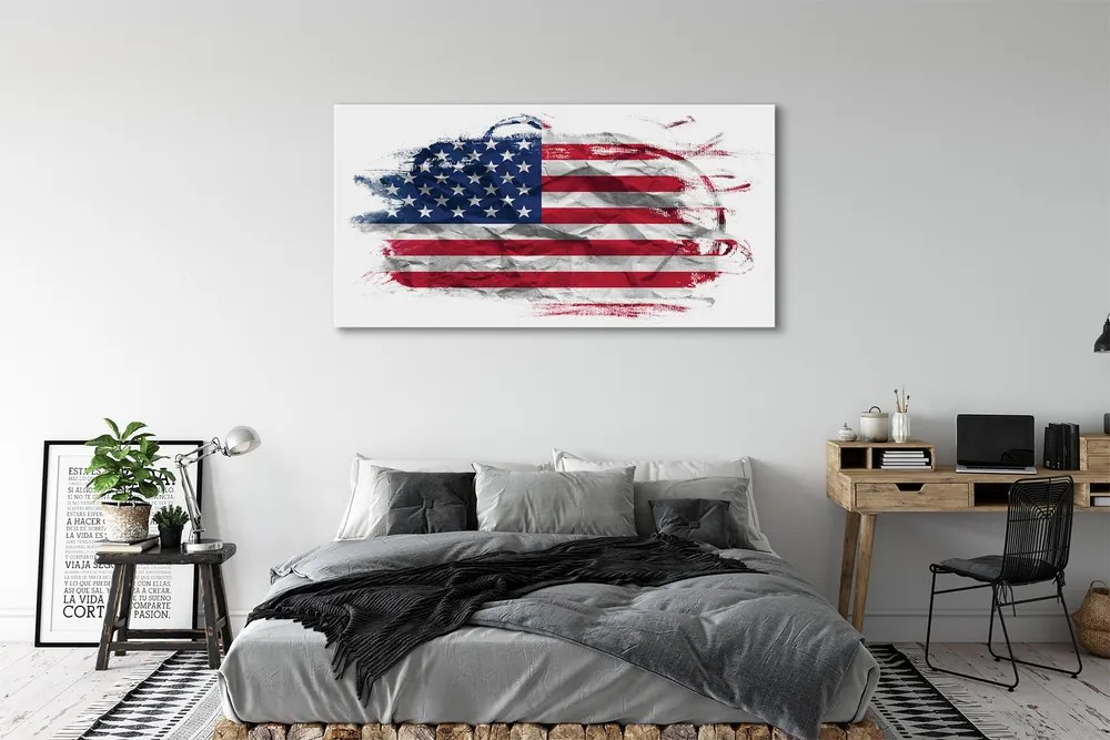 Obraz canvas na ścianę Flaga USA