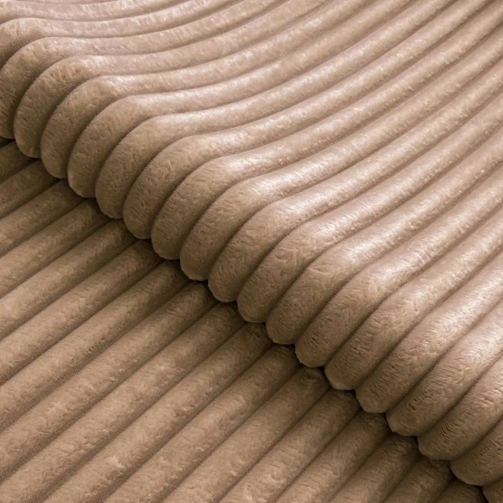 Brązowy sztruksowy narożnik (lewostronny/w kształcie litery L) Marbeya – Ropez