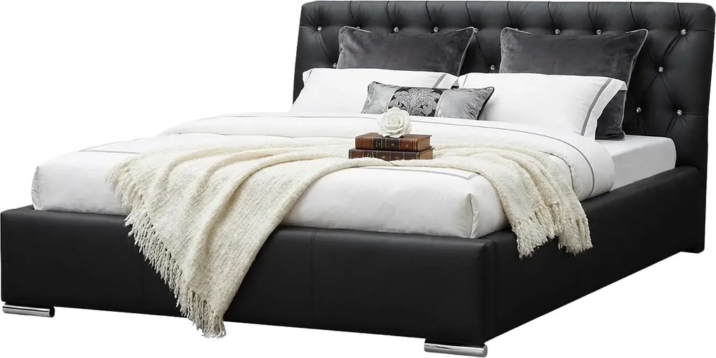 Łóżko z pojemnikiem na pościel 180x200 D4-A34