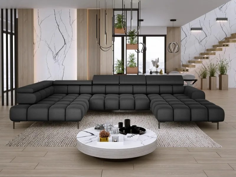 Narożnik PLAZA XL z elektryczną regulacją siedziska WERSAL