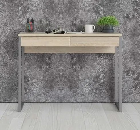 Biurko z szufladami pod blatem Function 2S dąb sonoma