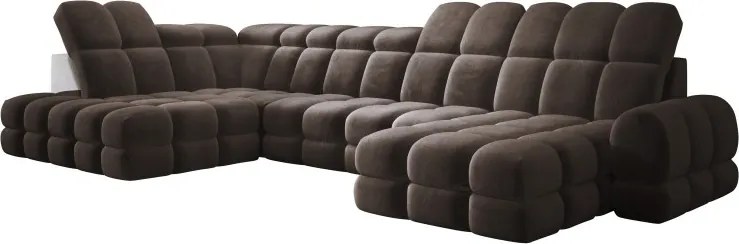 Narożnik TOLLO XL Lewostronny Elektryczna regulacja Tkanina SALVADOR 04 WERSAL