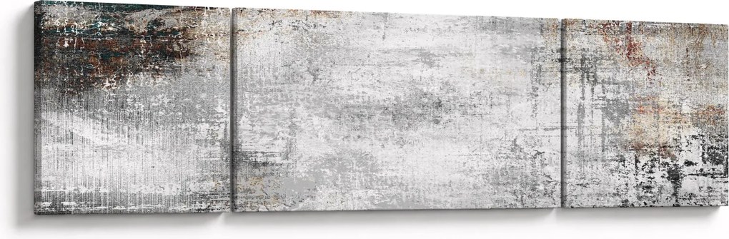 Obraz - Abstrakcyjne teksturowane płótno (170x50 cm)