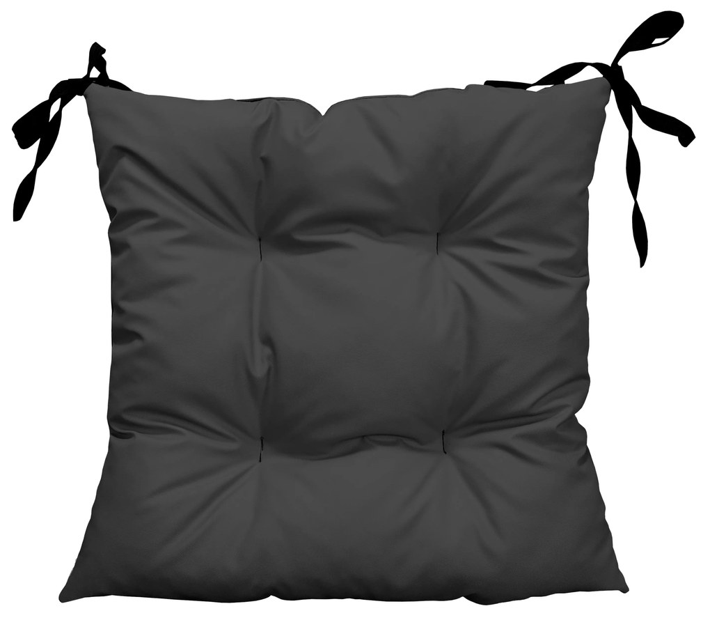 Poduszka wodoodporna na krzesło ogrodowe Oxford grafit 50x50