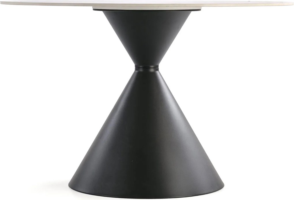 Okrągły stół z blatem ze spieku Garet Halmar