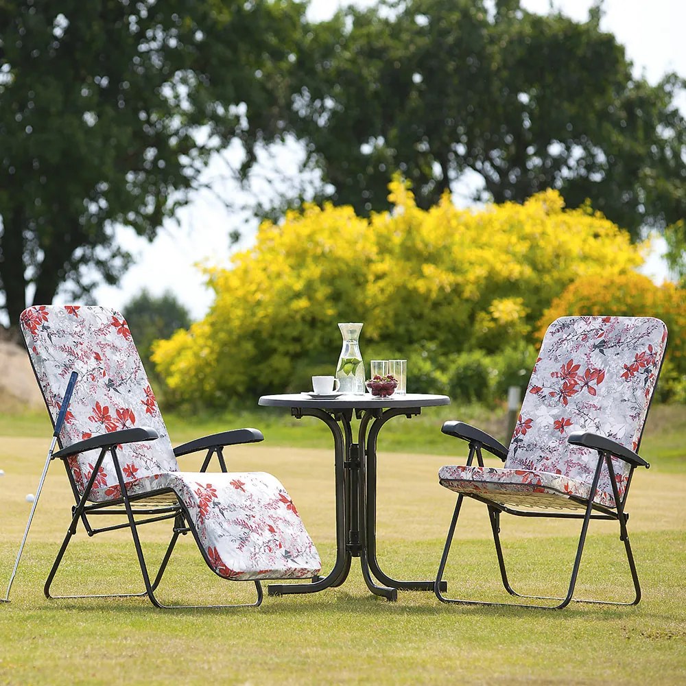 Stół ogrodowy Dine & Relax 70 cm pizarra / antracyt PATIO