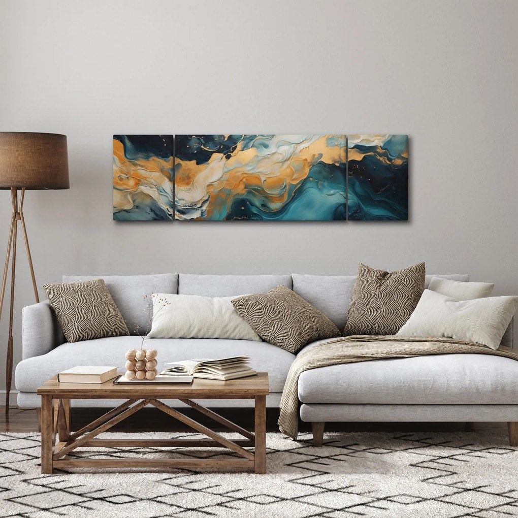 Obraz - Abstrakcja (170x50 cm)