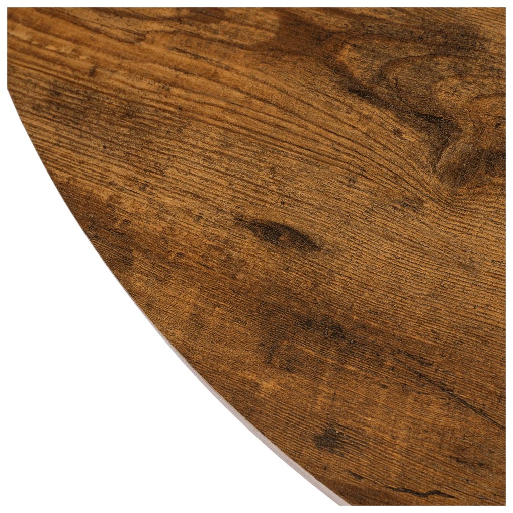 Stół Okrągły Rozkładany LUKAS 100-250 cm Dąb Rustykalny Nowoczesny Loft