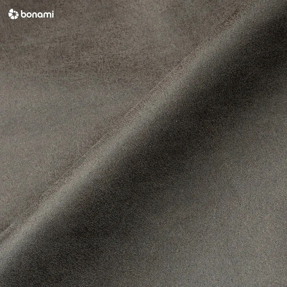 Ciemnoszara sofa ze sztucznej skóry Scandic Rate