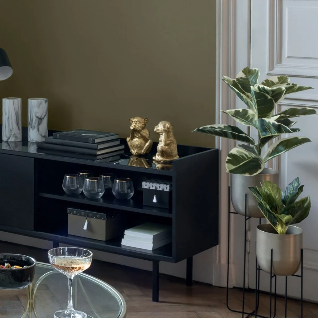 Trzy mądre małpy, figurki z polyresinu, wys. 17 cm