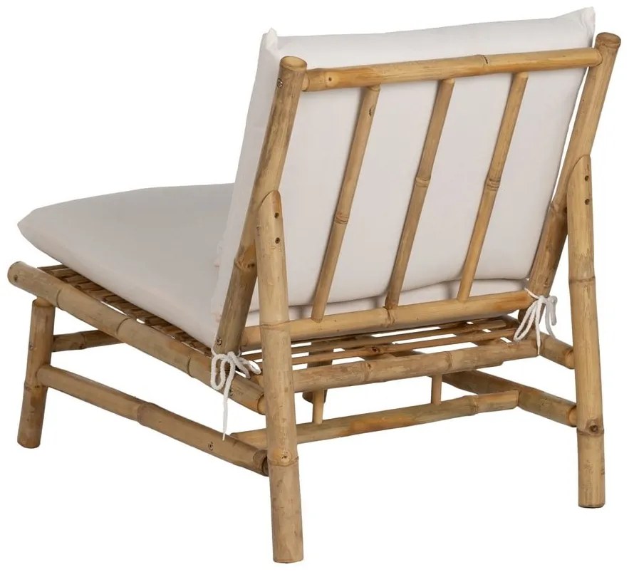 Biały fotel Bamboo – Ixia
