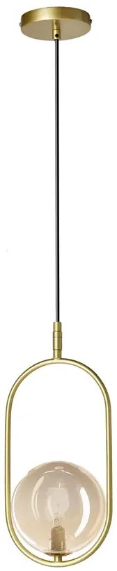 Miedziana pojedyńcza lampa wisząca - 9X M083 K9-G96