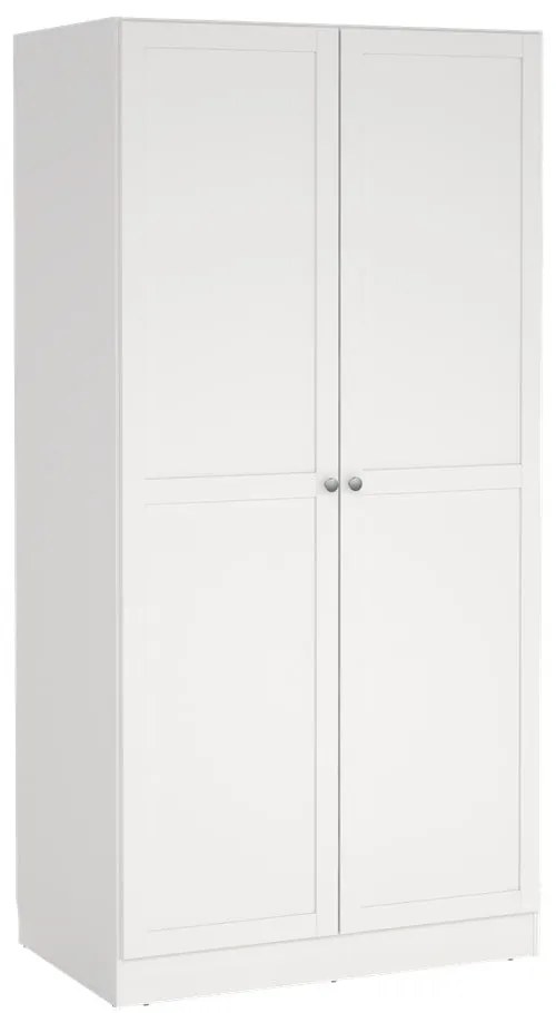 Biała szafa 99x200x62 cm Billund – Tvilum