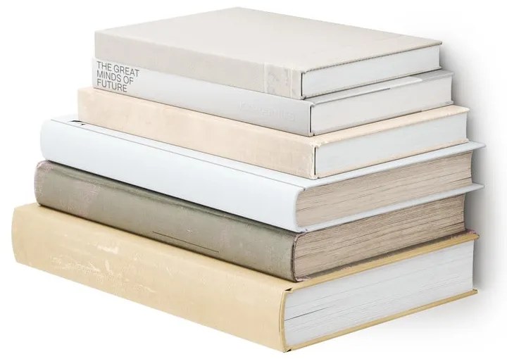 Srebrne metalowe półki zestaw 3 szt. 18 cm Conceal – Umbra