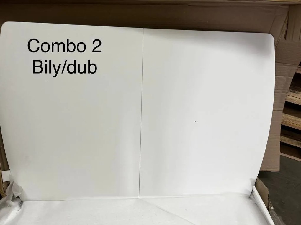 PROMOCJA Biały stół jadalniany COMBO 120X75 II. jakość