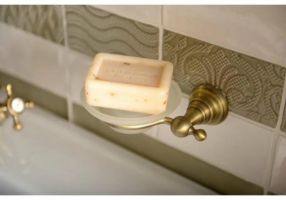 SAPHO 1318-02 Diamond Dozownik mydła, brąz